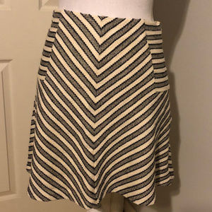 stripe mini skirt